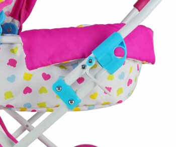 Milly Mally Detský kočík pre bábiky Alice Candy, ružová