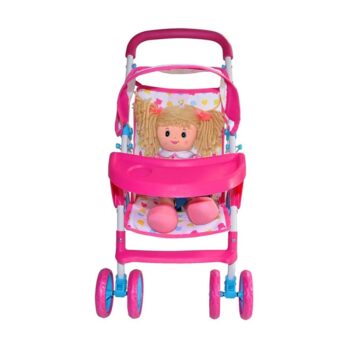 Milly Mally Detský športový kočík pre bábiky Kate Candy, ružová