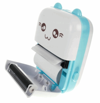 Mini termo tlačiareň na obrázky - zelená - ružová