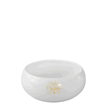 Premeňte drobné pokrmy na dokonalý zážitok s miskou z kolekcie Premium Platinum Line Merry Christmas. Táto štýlová miska, vyrobená z Bone China porcelánu, je zdobená ručne aplikovanými zlatými detailmi, ktoré prinesú sviatočný nádych na váš stôl. Perfektná na sladkosti, oriešky či omáčky počas sviatočných dní. Každá miska je starostlivo zdobená našimi dizajnérmi v keramickom Solateliéri. Jedinečnú vianočnú kolekciu sme vytvorili v limitovanom množstve. Preto neodkladajte svoju objednávku a pridajte si kúsok sviatočného luxusu do svojej domácnosti ešte dnes.