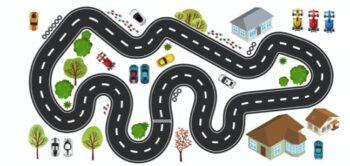 Moderná detská nálepka na stenu veľkých rozmerov 80 x 160 cm