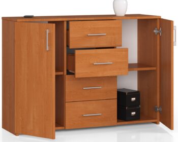 Komoda TRAVI110: Moderná estetika v teplom odtieni jelše Typ tovaru: Komoda, skrinka Vstúpte do sveta sofistikovanej elegancie s TRAVI110< /strong>. Táto moderná komoda vo farbe jelše dodá vášmu interiéru teplý a príjemný pocit, či už ju umiestnite do spálne alebo obývacej izby.  Materiál: LTD - záruka dlhej životnosti a trvanlivosti Rozmer: 80 x 110 x 35 cm - optimálne rozmery pre úložný priestor aj estetický vzhľad < li>Farba: jelša - teplá a vždy moderná Vybavenie: 4 zásuvky - pre jednoduché uskladnenie všetkého dôležitého Štýl: moderné, dizajnové - kombinuje praktickosť s vizuálnym kúzlom 2 dverové - pre lepší prístup a organizáciu vašich vecí Počet políc: 4 - vylepšuje organizáciu a umožňuje ľahké usporiadanie  Nechajte sa očariť kvalitou a štýlom komody TRAVI110 a obohaťte svoj domov o skvelý nábytkový kúsok.