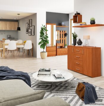 Komoda TRAVI110: Moderná estetika v teplom odtieni jelše Typ tovaru: Komoda, skrinka Vstúpte do sveta sofistikovanej elegancie s TRAVI110< /strong>. Táto moderná komoda vo farbe jelše dodá vášmu interiéru teplý a príjemný pocit, či už ju umiestnite do spálne alebo obývacej izby.  Materiál: LTD - záruka dlhej životnosti a trvanlivosti Rozmer: 80 x 110 x 35 cm - optimálne rozmery pre úložný priestor aj estetický vzhľad < li>Farba: jelša - teplá a vždy moderná Vybavenie: 4 zásuvky - pre jednoduché uskladnenie všetkého dôležitého Štýl: moderné, dizajnové - kombinuje praktickosť s vizuálnym kúzlom 2 dverové - pre lepší prístup a organizáciu vašich vecí Počet políc: 4 - vylepšuje organizáciu a umožňuje ľahké usporiadanie  Nechajte sa očariť kvalitou a štýlom komody TRAVI110 a obohaťte svoj domov o skvelý nábytkový kúsok.