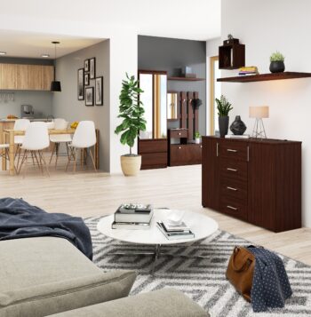 Komoda TRAVI110: Moderná elegancia v odtieni wenge Typ tovaru: Komoda, skrinka Obohaťte svoj interiér o kúsok nábytku, ktorý kombinuje funkčnosť s moderným dizajnom. Komoda TRAVI110 v exkluzívnej farbe wenge prinesie do vášho domova nádych modernej elegancie, ideálny pre spálne aj obývacie izby.  < li>Materiál: LTD - zaručuje vysokú odolnosť a dlhú životnosť Rozmer: 80 x 110 x 35 cm - opticky predlžuje a zúžuje miestnosť Farba: wenge - tmavý a hlboký odtieň pre moderné interiéry Vybavenie: 4 zásuvky - pre vaše úložné potreby < li>Štýl: moderné, dizajnové - dokonale zapadne do súčasných trendov 2 dverové - pre ľahký prístup a skvelú organizáciu  Počet políc: 4 - praktickosť a estetika v jednom  S komodou TRAVI110 získate nielen úložný priestor, ale aj štýlový doplnok, ktorý oživí každú izbu.