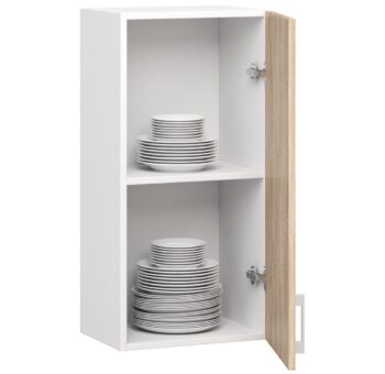 ALEXANDER - Elegancia Duba Sonoma v Kuchynskej skrinke Skúste niečo nové vo vašej kuchyni s ALEXANDER. Táto kuchynská skrinka ponúka spojenie moderného dizajnu s teplým dubom Sonoma, aby vaša kuchyňa vynikla ako funkciou, tak štýlom.  Materiál: Kvalitné LTD doplnený o elegantný dub Sonoma Rozmer: 72 x 40 x 30.5 cm - priestranný dizajn pre všetky vaše kuchynské potreby Farba: Svieža biela v kombinácii s dubom Sonoma prináša luxusný vzhľad Štýl: Moderné a dizajnové prvky, ktoré sa skvele hodia do akejkoľvek kuchyne Počet políc: 2 - praktický úložný priestor pre váš kuchynský riad a náčinie  Moderný dizajn a klasický vzhľad v jednom? S ALEXANDER to je ľahké!