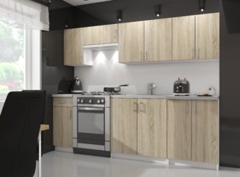 ALEXANDER - Elegancia Duba Sonoma v Kuchynskej skrinke Skúste niečo nové vo vašej kuchyni s ALEXANDER. Táto kuchynská skrinka ponúka spojenie moderného dizajnu s teplým dubom Sonoma, aby vaša kuchyňa vynikla ako funkciou, tak štýlom.  Materiál: Kvalitné LTD doplnený o elegantný dub Sonoma Rozmer: 72 x 40 x 30.5 cm - priestranný dizajn pre všetky vaše kuchynské potreby Farba: Svieža biela v kombinácii s dubom Sonoma prináša luxusný vzhľad Štýl: Moderné a dizajnové prvky, ktoré sa skvele hodia do akejkoľvek kuchyne Počet políc: 2 - praktický úložný priestor pre váš kuchynský riad a náčinie  Moderný dizajn a klasický vzhľad v jednom? S ALEXANDER to je ľahké!
