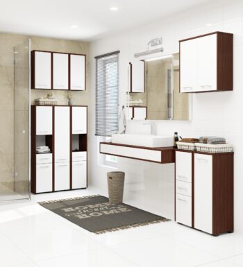 ASTRID2: Kúpeľňová Skrinka v Elegantnej Wenge a Bielej Farbe Potrebujete do svojej kúpeľne modernú skrinku, ktorá kombinuje funkčnosť s dizajnom? Objavte ASTRID2, kúpeľňovú skrinku vo výraznej wenge a čistej bielej farbe, pripravenú oživiť vašu kúpeľňu.  Typ tovaru: Kúpeľňová skrinka Vhodné do miestnosti: Kúpeľňa Materiál: LTD Rozmer: 140 x 30 x 30 cm Farba: Wenge + Biela Vybavenie: 1 zásuvka a plné dvierka < li>Štýl: Moderné, dizajnové Počet políc: 5  S piatimi úložnými policami, zásuvkou a plnými dvierkami ponúka ASTRID2 dostatok priestoru pre všetky vaše kúpeľňové potreby. Moderný vzhľad v spojení s praktickosťou z nej robí nepostrádateľný kúsok do každej kúpeľne. Pridajte štýl a funkčnosť do svojej kúpeľne s ASTRID2!