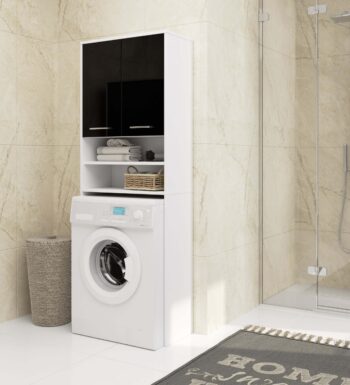 AVERY: Luxusná kúpeľňová skrinka s čiernym lesklým dokončením Typ tovaru: Kúpeľňová skrinka AVERY je kúpeľňová skrinka pre tých, ktorí si cenia moderný dizajn a kvalitného spracovania. S rozmermi 180 x 64 x 30 cm ponúka dostatok úložného priestoru a zároveň skvele vyzerá. Biela základná farba kombinovaná s čiernym leskom vytvára dokonalý kontrast a dodáva skrinke sofistikovaný vzhľad. Vyrobené z odolného materiálu LTD, AVERY sľubuje dlhú životnosť a jednoduchú údržbu. Čierny lesk na bielom podklade vytvára luxusnú a jedinečnú estetiku.  Štýl: Moderné, dizajnové Dekor: Lesk  Počet políc: 4 Vybavenie: Dvierka plné (skrinka)   Skrinka AVERY je tou pravou voľbou pre všetkých, ktorí hľadajú spojenie moderného dizajnu s praktickosťou. Urobte zo svojej kúpeľne skutočný skvost s touto elegantnou a funkčnou skrinkou.