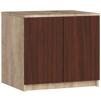 Nádstavba ALENKA60  Predstavujeme vám ALENKA60 - dizajnovú nadstavbu, ktorá v sebe kombinuje odtiene duba Sonoma a wenge. Toto moderné riešenie prinesie do vašej spálne nádych elegancie a zároveň praktickosti.   Typ tovaru: Nádstavba, nadstavec Materiál: LTD  Rozmer: 55 x 60 x 51 cm Farba: Dub Sonoma kombinovaný s wenge Štýl: Moderné , dizajnové prevedenie Počet políc: 2 - pre optimálne uskladnenie vašich obľúbených predmetov   Zvoľte nadstavbu ALENKA60 a obohaťte svoju spálňu o kúsok nábytku, ktorý spája nielen funkčnosť, ale aj nadčasový dizajn. Jej kombinácia farieb a materiálov vás zaručene nadchne.