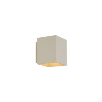 Moderná nástenná lampa béžová G9 štvorcová - Sola