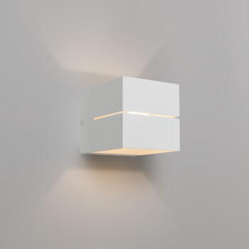 Moderná nástenná lampa biela 9,7 cm - Transfer Groove