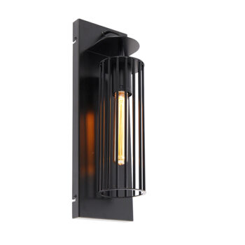 Moderná nástenná lampa čierna - Balenco Wazo