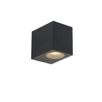 Moderná nástenná lampa čierna IP44 - Baleno