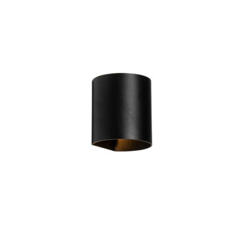 Moderná nástenná lampa čierna - Sabbio