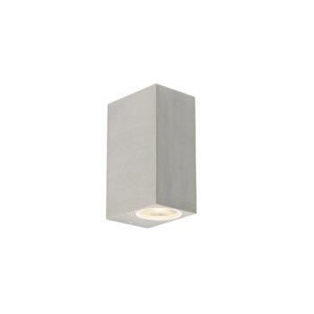 Moderná nástenná lampa hliníková 2-žiarovková IP44 - Baleno