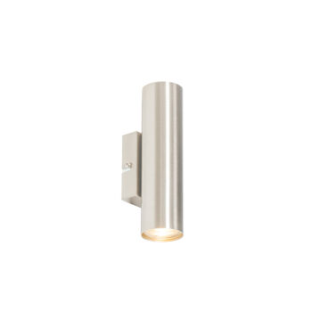 Moderná nástenná lampa oceľ 2-svetlo - Jeana