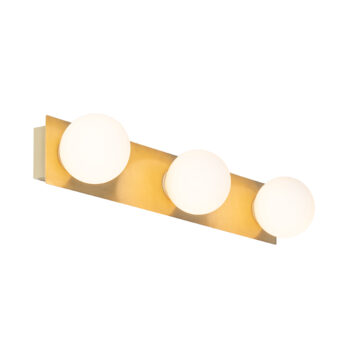 Moderná nástenná lampa zlatá 48 cm IP44 3-svetlo - Cederic