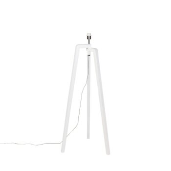 Moderná stojaca lampa biela bez tienidla - Puros