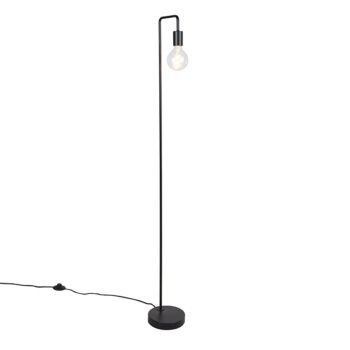 Moderná stojaca lampa čierna - Facil