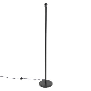 Moderná stojaca lampa čierna bez tienidla 149 cm - Simplo
