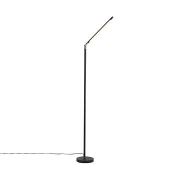 Moderná stojaca lampa čierna vrátane LED s dotykovým stmievačom - Berdien