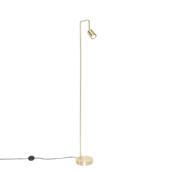 Moderná stojaca lampa mosadz nastaviteľná - Java
