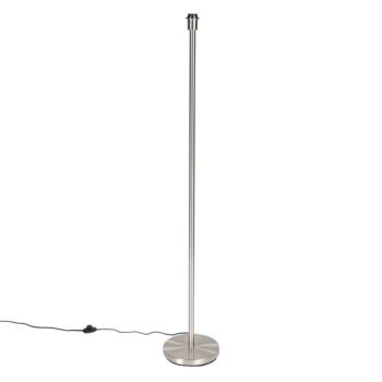 Moderná stojaca lampa oceľ bez tienidla - Simplo