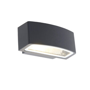 Moderná vonkajšia nástenná lampa grafit 14,3 cm IP44 - Latina