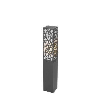 Moderná vonkajšia stĺpová lampa čierna 60 cm IP44 - Nicole