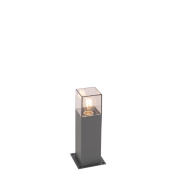 Moderná vonkajšia stojaca lampa 30 cm tmavosivá IP44 - Denmark