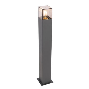 Moderná vonkajšia stojaca lampa 70 cm tmavosivá IP44 - Denmark