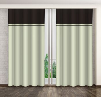 Moderné dekoračné závesy s riasiacou páskou Dĺžka: 250 cm