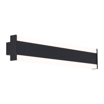 Moderné nástenné svietidlo čierne CCT 60cm vrátane LED IP54 - Vanya