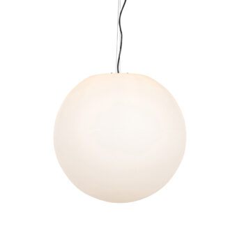 Moderné vonkajšie závesné svietidlo biele 56 cm IP65 - Nura