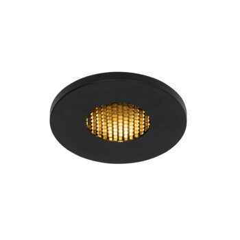 Moderné zapustené bodové svetlo čierne IP54 - Shed Honey