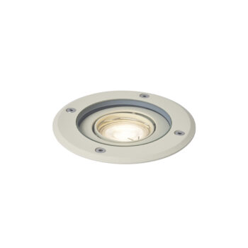 Moderné zemné bodové svietidlo béžové GU10 50 mm nastaviteľné IP65 - Delux