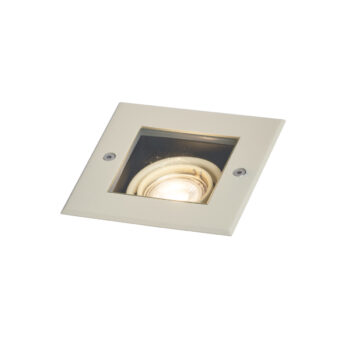 Moderné zemné bodové svietidlo béžové GU10 50 mm otočné a naklápacie IP65 - Oneon