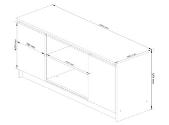 TV stolík ROMANA120: Moderná elegancia v odtieni dub Artisan ROMANA120 predstavuje ideálne spojenie moderného dizajnu a klasického vzhľadu dreva v odtieni dub Artisan. Tento TV stolík nielenže je skvelým doplnkom do vašej obývačky, ale taktiež ponúka praktické riešenie pre uloženie elektroniky a ďalších predmetov.  Typ tovaru: TV stolík Materiál: LTD Rozmery: 55 x 120 x 40 cm Farba: dub Artisan Vybavenie: dvierka plné (skrinka) Štýl: moderné, dizajnové Počet políc: 2  Ak hľadáte nábytok, ktorý kombinuje klasické a moderné prvky, potom je TV stolík ROMANA120 správnou voľbou pre vás .