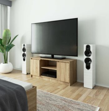 TV stolík ROMANA120: Elegancia duba Sonoma pre vašu obývaciu izbu Introdukujeme ROMANA120, moderný a dizajnový TV stolík, ideálny pre každú obývaciu izbu. S jeho elegantným povrchom duba Sonoma prináša teplý a pohodlný pocit do vášho domova.  Typ tovaru: TV stolík Materiál:< /strong> LTD Rozmery: 55 x 120 x 40 cm Farba: dub Sonoma Vybavenie: dvierka plné (skrinka) Štýl: moderné, dizajnové Počet políc: 2  Pridajte do svojej obývačky štipku štýlu s TV stolíkom ROMANA120 v odtieni duba Sonoma!
