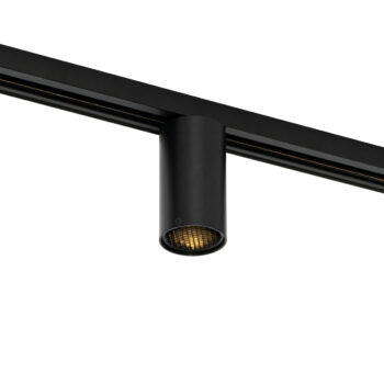 Moderný čierny reflektor pre 1-fázový koľajnicový systém GU10 50 mm - Iconic Ruby Honey