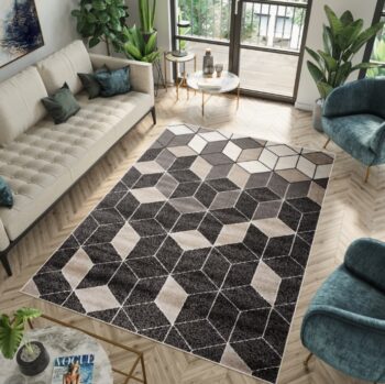Moderný koberec Fiesta s geometrickým vzorom Šírka: 60 cm | Dĺžka: 110 cm
