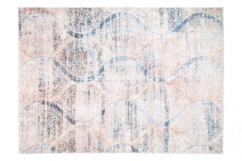 Moderný koberec v hnedých odtieňoch s jemným vzorom Šírka: 80 cm | Dĺžka: 150 cm