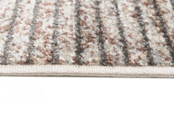 Moderný koberec v hnedých odtieňoch s tenkými pruhmi Šírka: 120 cm | Dĺžka: 170 cm