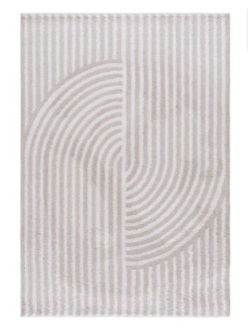 Moderný koberec v krémovej farbe Athos Šírka: 80 cm | Dĺžka: 150 cm