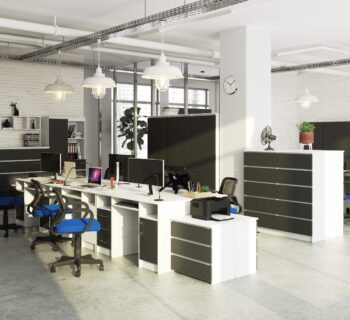 Moderný Písací stôl ANNA124 v kombinácii bielej a grafitom ANNA124 predstavuje dokonalý spojenec pre každého, kto hľadá elegantný a praktický kus nábytku. S kombináciou čistej bielej a hlbokého grafitom je tento stôl ideálny pre detskú izbu, kanceláriu alebo pracovňu.  Materiál: LTD - garantovaná odolnosť a dlhovekosť. < li>Rozmery: 74 x 124 x 52 cm - priestranný stôl, ktorý ponúka dostatok miesta pre všetky vaše potreby. Farba: Elegantná biela doplnená sofistikovaným grafitom, dodáva tomuto stolu jedinečný charakter. Vybavenie: Tri zásuvky na skladovanie vašich nevyhnutností a výsuvná doska pre klávesnicu pre optimalizáciu pracovného priestoru.  Štýl: Moderný a dizajnový vzhľad, ktorý sa ľahko zapojí do akéhokoľvek interiéru. Počet políc: 5 - dostatok priestoru na organizáciu všetkých vašich dokumentov a kancelárskeho príslušenstva.< /li>  Nechajte sa očariť kúzlom stola ANNA124, ktorý spája dizajn s funkciou, a spríjemnite si svoj každodenný život.