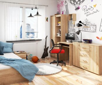 Písací stôl RAST: Dokonalá kombinácia dizajnu a funkčnosti Hľadáte moderný písací stôl, ktorý by sa skvele hodil ako do detskej izby, tak do kancelárie či pracovne? Písací stôl RAST vám ponúka všetko, čo potrebujete pre efektívne a štylizované pracovné prostredie.  Materiál: LTD - odolný a dlhoveký materiál zaručujúci kvalitu a jednoduchú údržbu. Rozmery: 74 x 68 x 51 cm - kompaktné rozmery vhodné aj do menších miestností. Farba: Krásny odtieň dub Sonoma - prináša sviežosť a eleganciu do vášho interiéru. Vybavenie: Výsuvná doska na klávesnici - pre komfortnú prácu na počítači. Štýl: Moderný a dizajnový vzhľad, ktorý pridáva punc luxusu do vášho priestoru. Počet políc: 1 - ideálny pre organizáciu vašich dokumentov alebo školských potrieb. li>  Nečakajte a doprajte si kvalitný a štýlový písací stôl RAST, ktorý splní všetky vaše požiadavky na dizajn aj praktickosť.