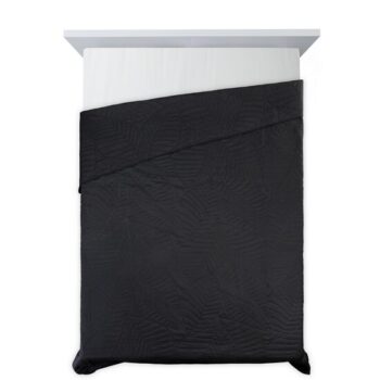 Moderný prehoz na posteľ Boni čiernej farby Šírka: 170 cm | Dĺžka: 210 cm Šírka: 170 cm | Dĺžka: 210 cm