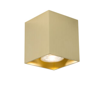 Moderný reflektor zlatý - Qubo 1