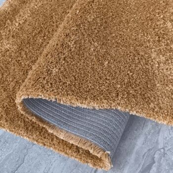 Moderný shaggy koberec v horčicovo žltej farbe Šírka: 80 cm | Dĺžka: 150 cm