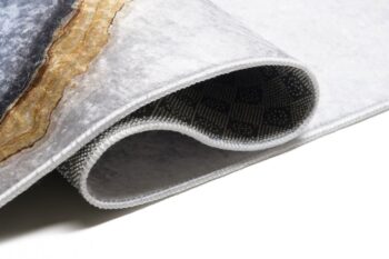 Moderný sivý koberec s abstraktným vzorom Šírka: 160 cm | Dĺžka: 230 cm